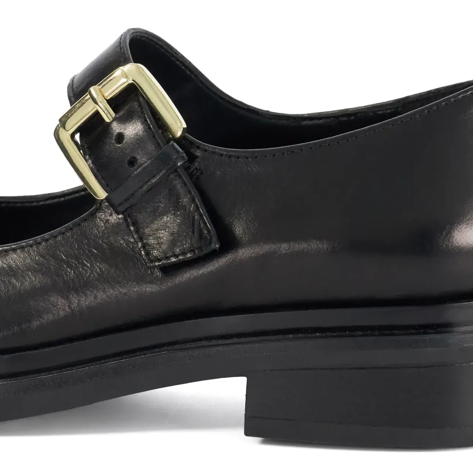 'Huckle' Leather Mary Janes