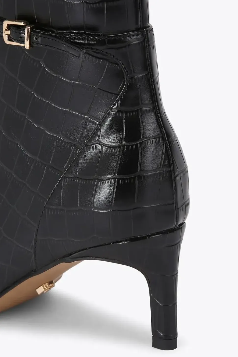 'Impress Ankle' Croc Print Boots