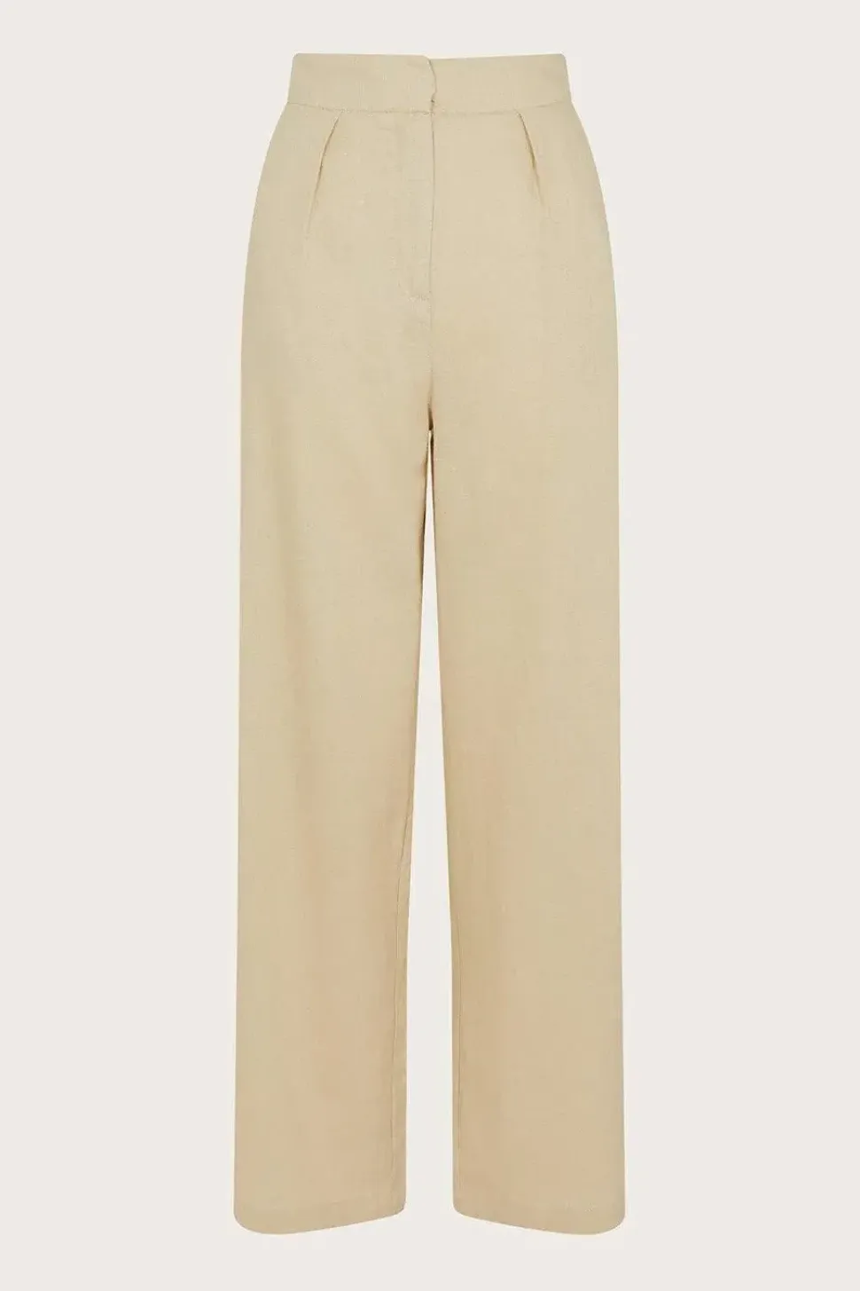'Jenny' Shorter Length Trousers in Linen Blend