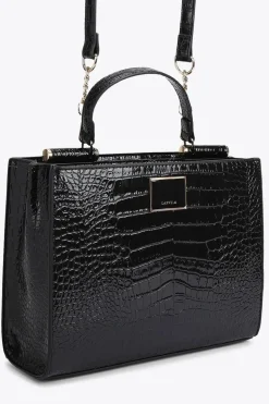 'Jessica Midi Tote 2' Croc Print Bag