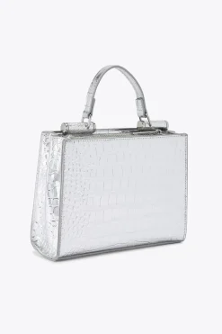 'Jessica Mini Tote 2' Croc Print Bag