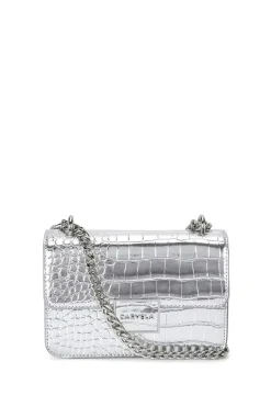 'Jessica Shoulder Bag' Croc Print