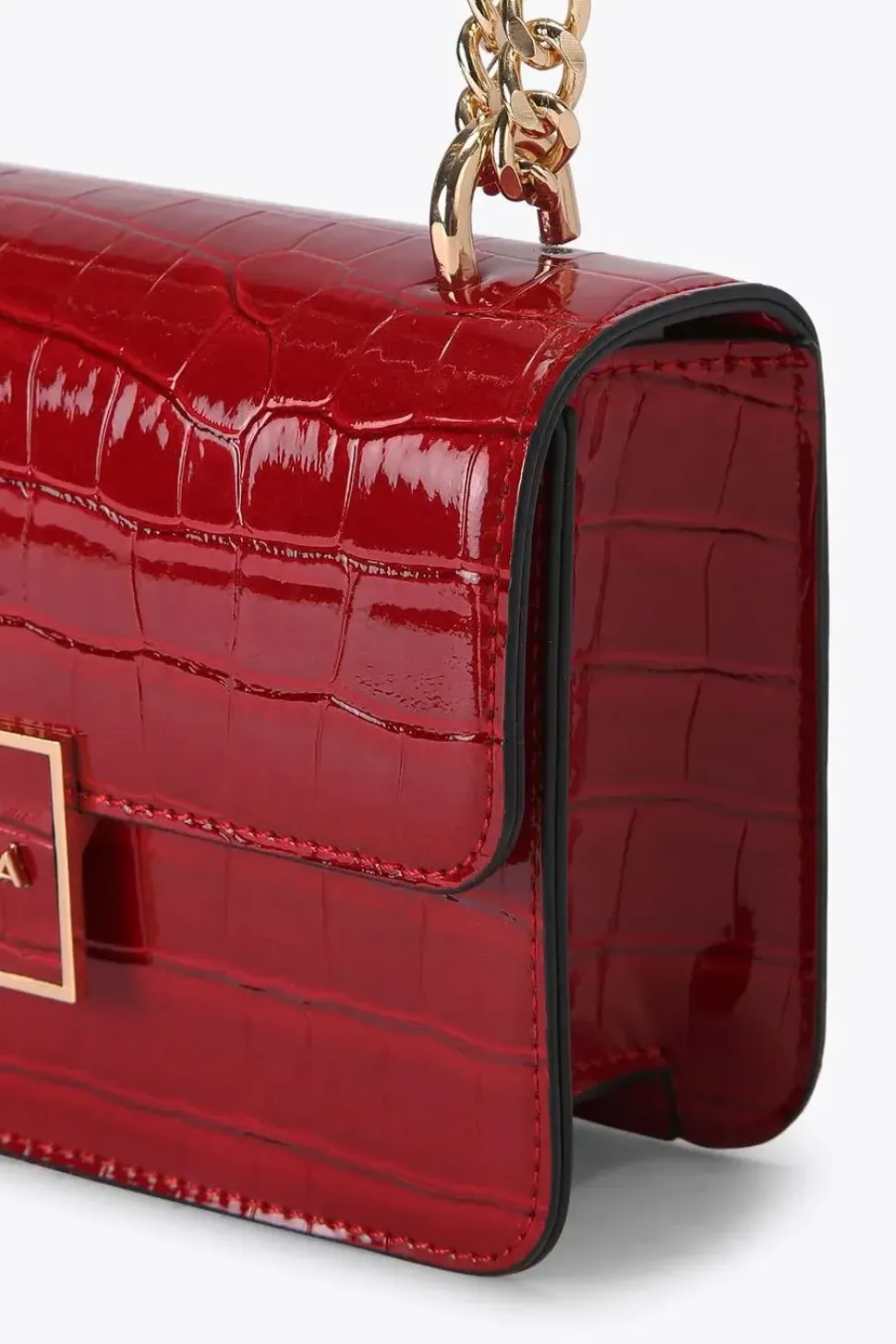'Jessica Shoulder Bag' Croc Print