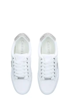 'Jive Lace Up' Fabric Trainers