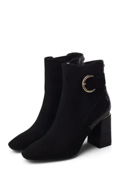 'Kailee' Alcantara Heeled Boots