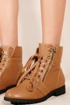 'Kaiya' Military Ankle Boots