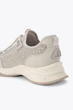 'Kelsie Knit Gem' Fabric Trainers