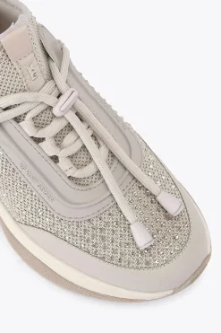 'Kelsie Knit Gem' Fabric Trainers