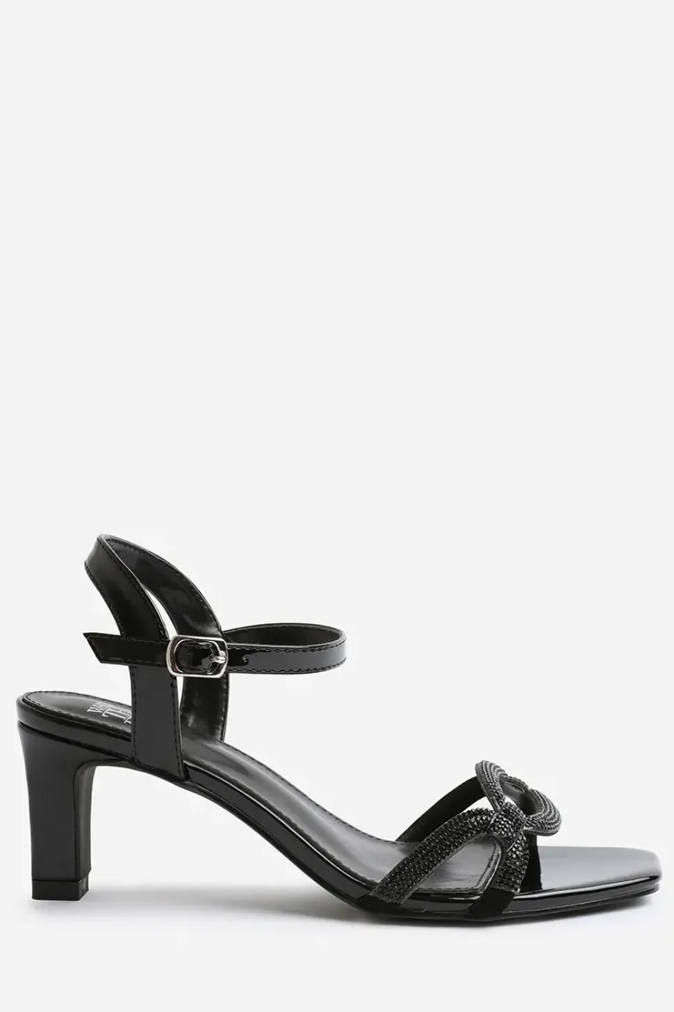 'Kenia' Square Toe Low Block Heel