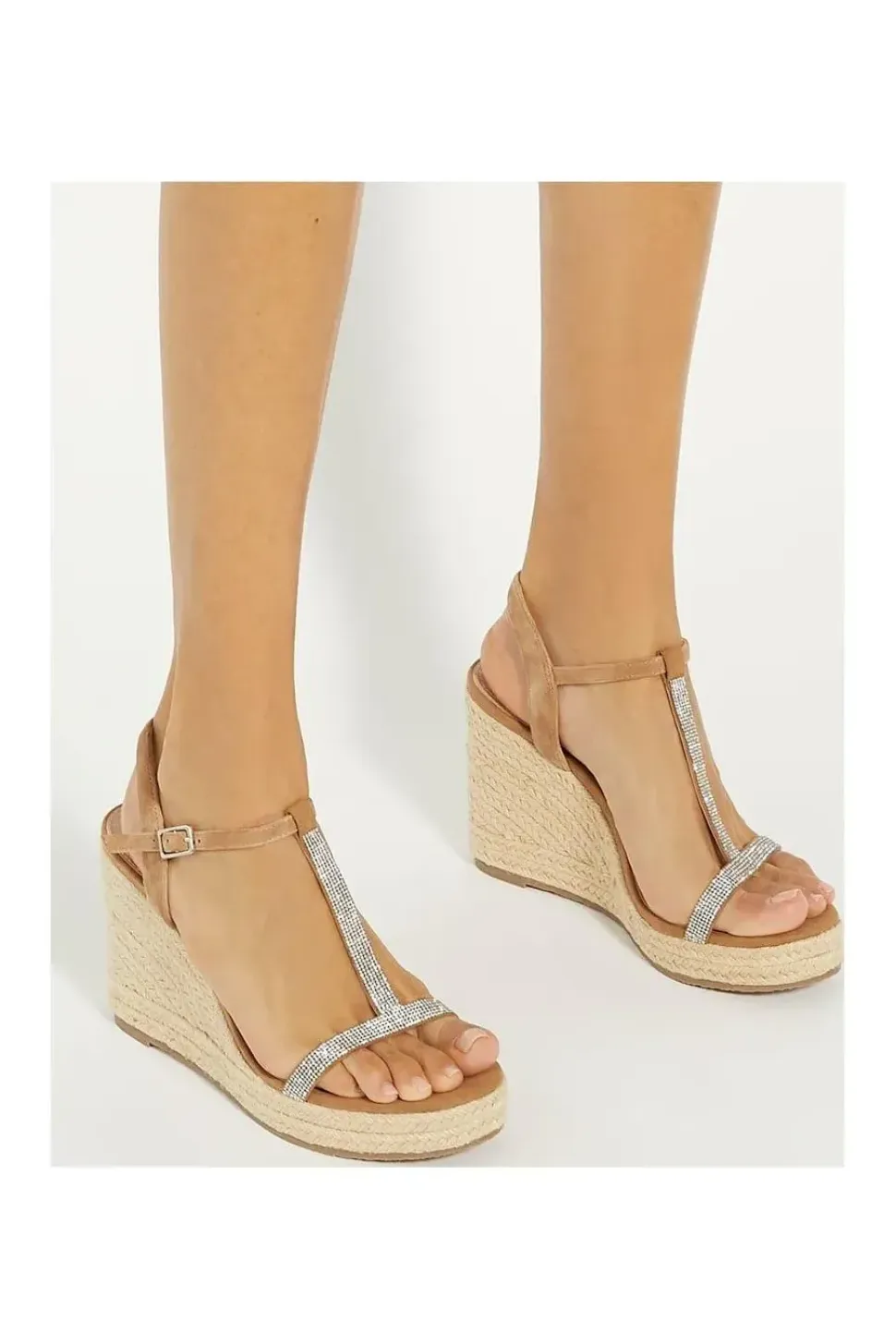 'Kitten' Suede Wedges