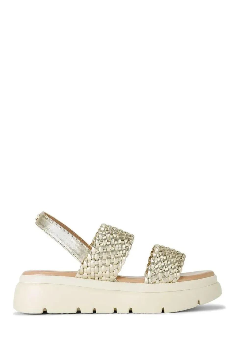 'Krypton Weave' Leather Sandals