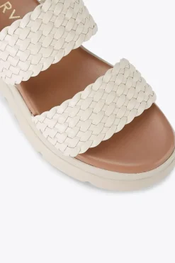 'Krypton Weave' Leather Sandals