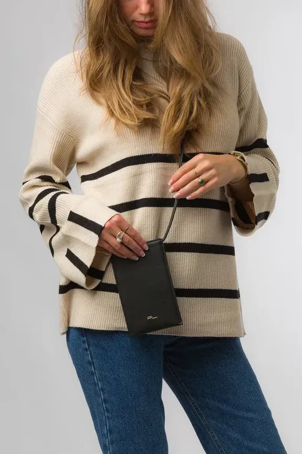'Lana' Nappa Leather Cross Body Phone Bag
