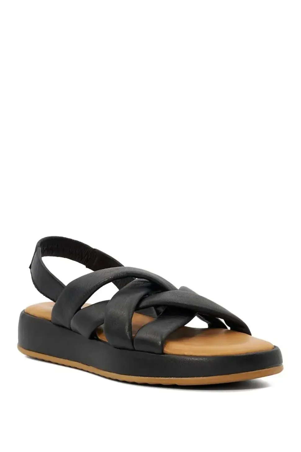 'Laters' Leather Flatforms
