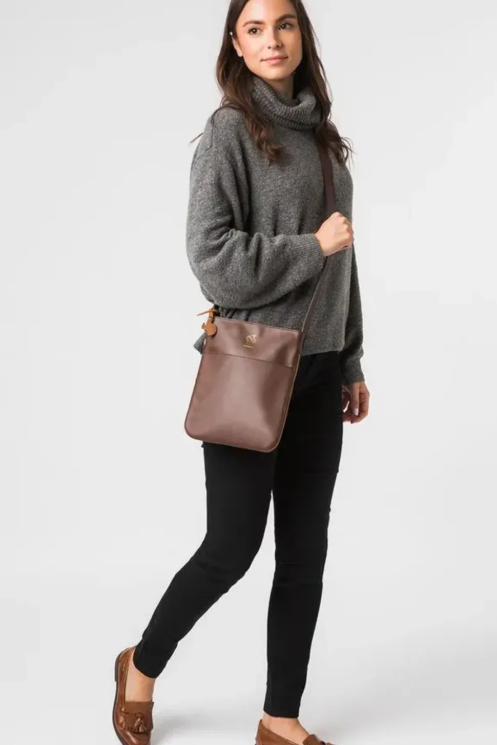 'Lautner' Leather Cross Body Bag