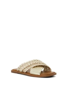 'Leaves' Leather Sandals