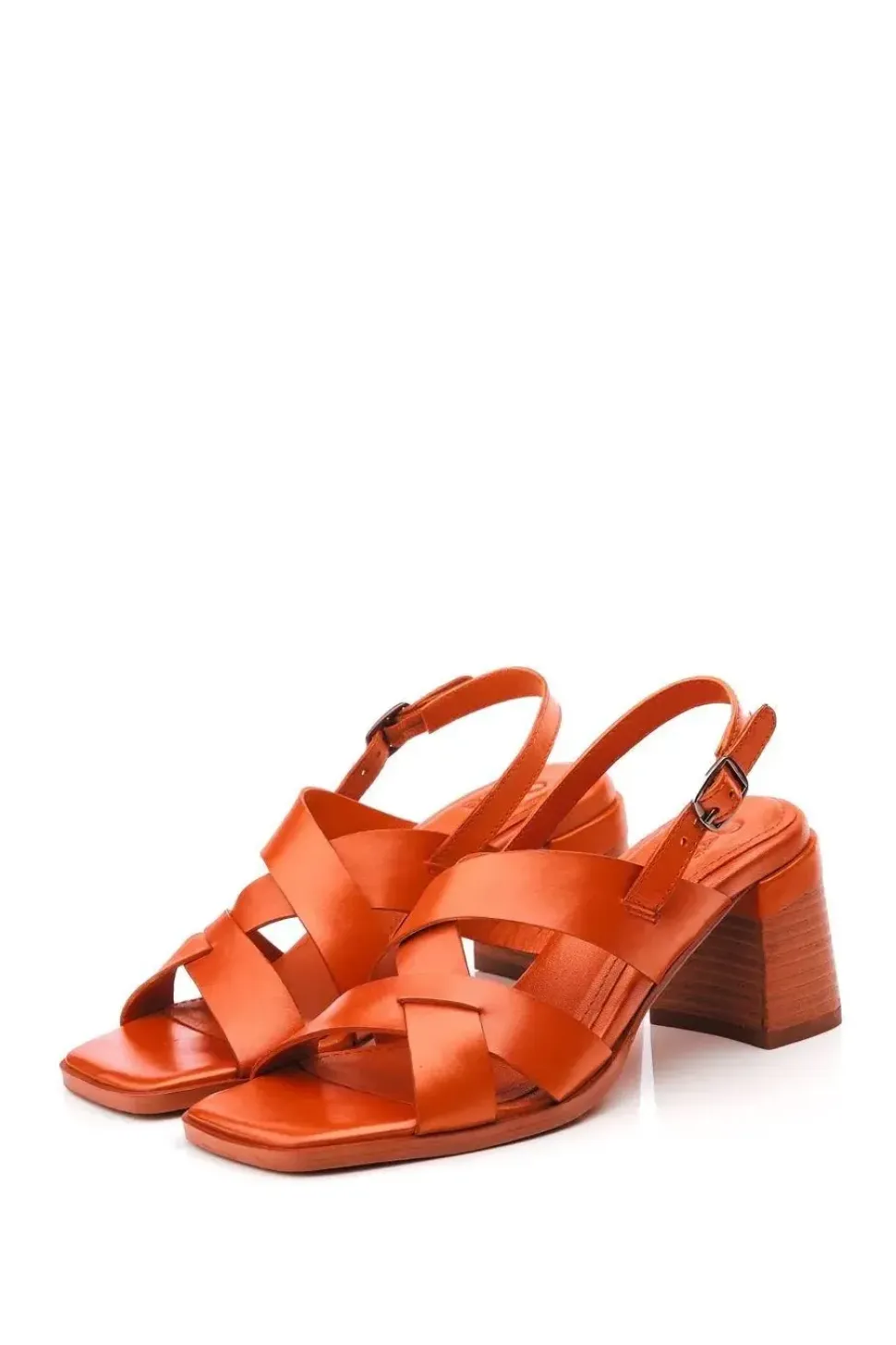 'Leeana' Leather Heeled Sandals