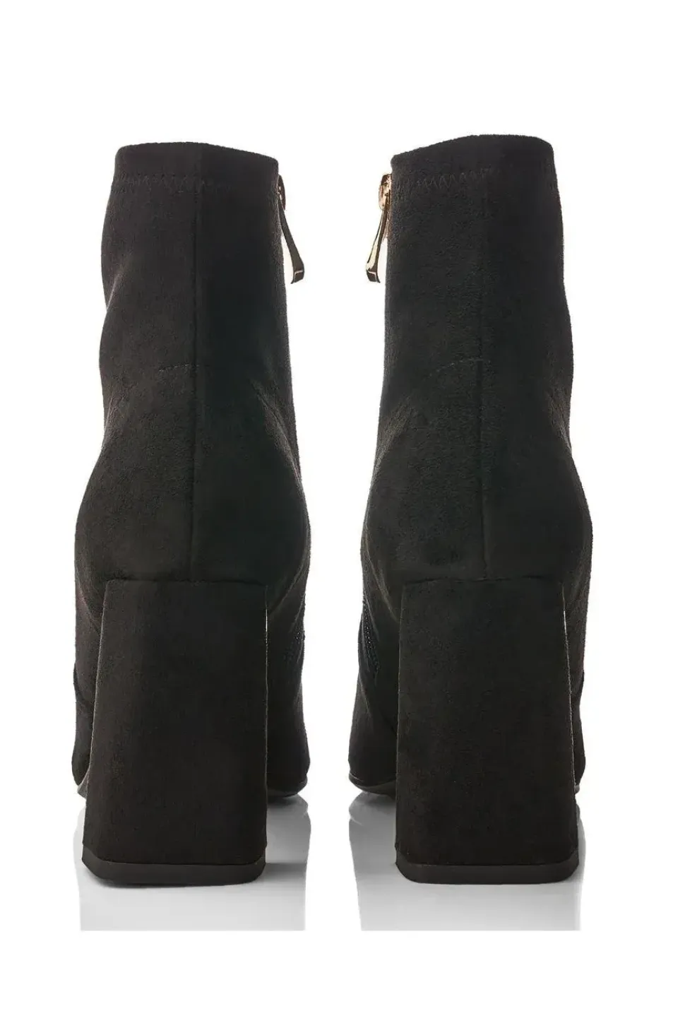 'Lemmie' Alcantara Heeled Boots