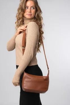 'Leonara' Leather Cross Body Bag