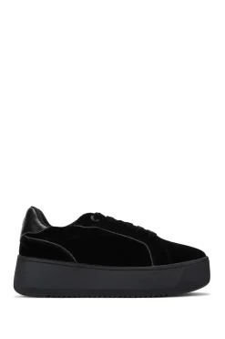 'Lighter Velvet' Suedette Trainers