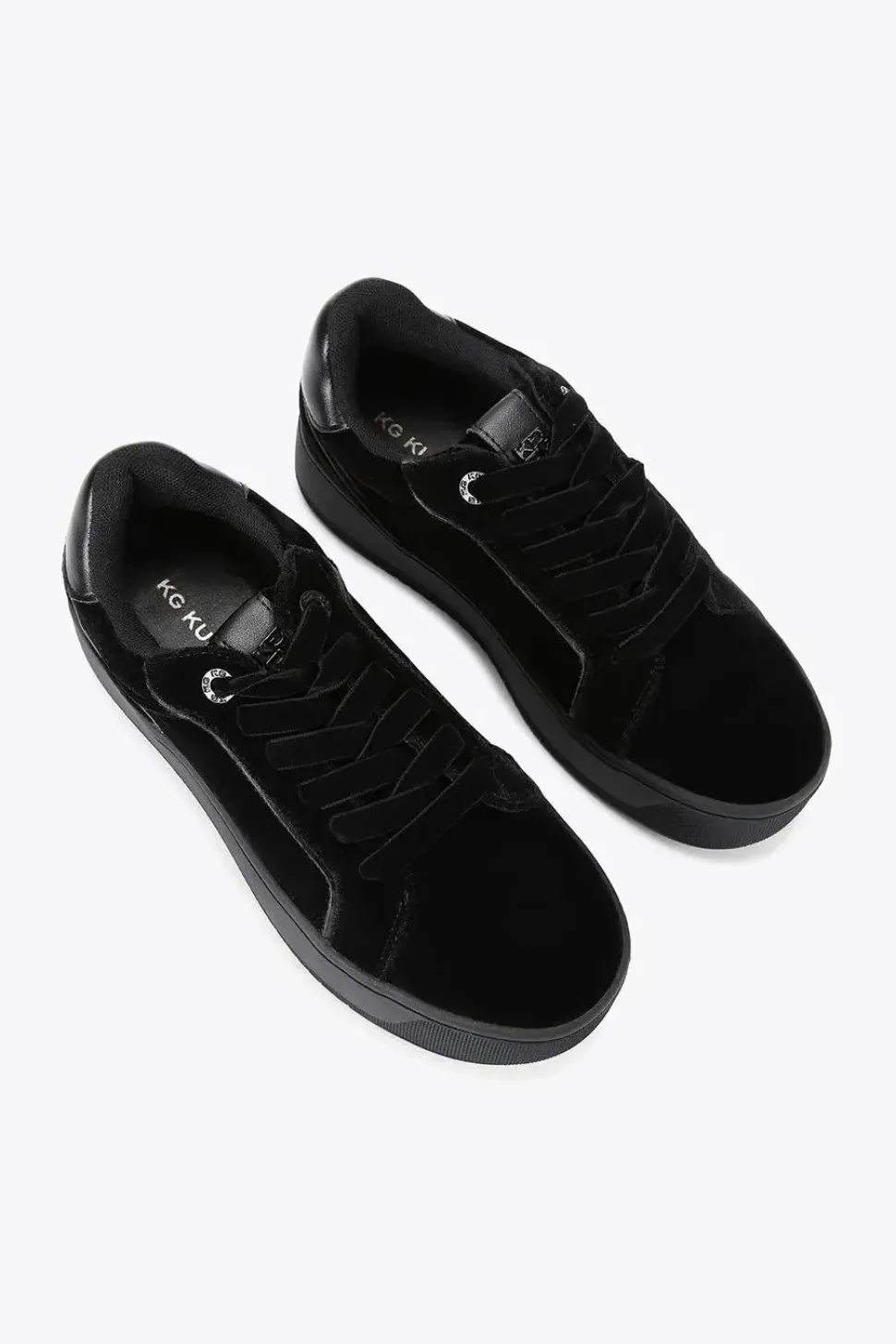 'Lighter Velvet' Suedette Trainers