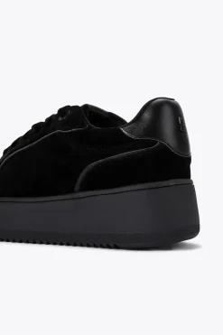 'Lighter Velvet' Suedette Trainers