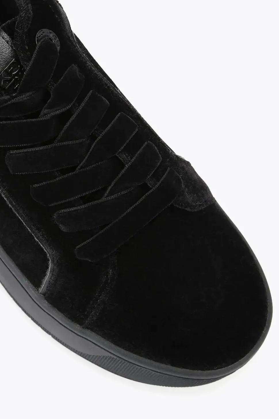 'Lighter Velvet' Suedette Trainers