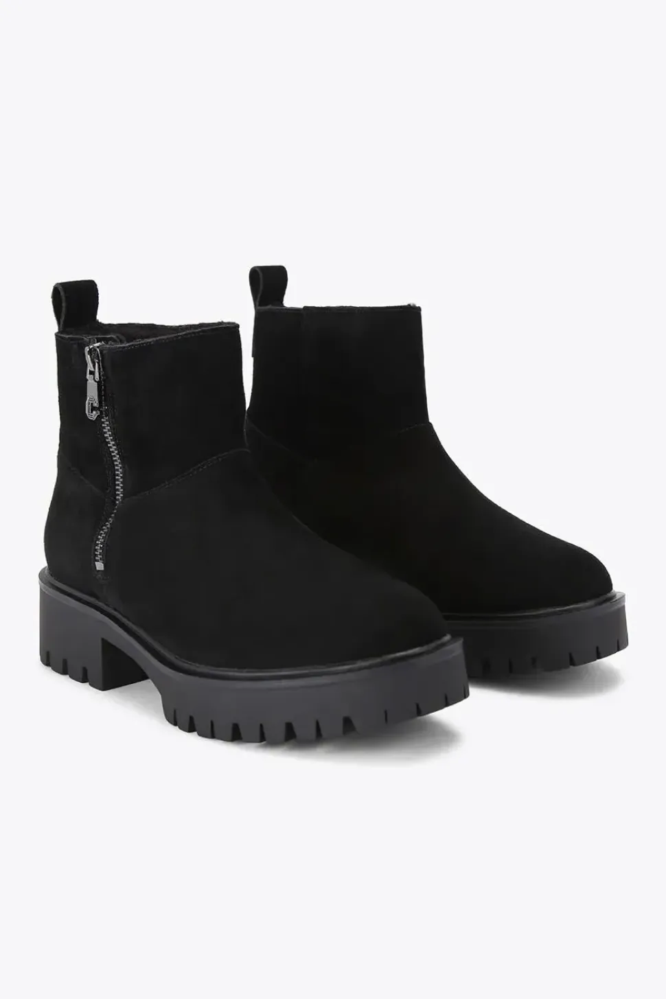 'Limit Fur' Suede Boots