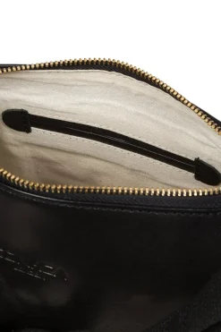 'Little Kristin' Plum Leather Shoulder Bag