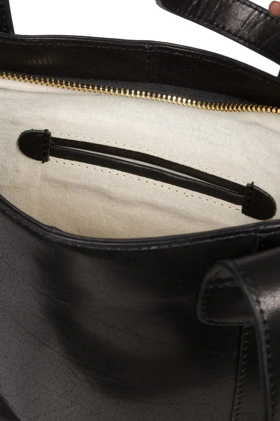 'Little Patience' Leather Tote Bag