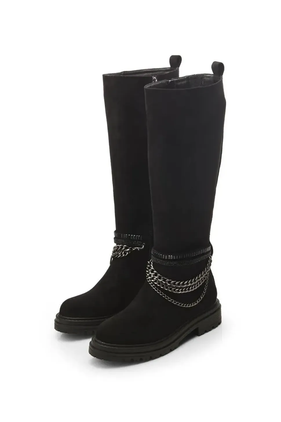 'Litzy' Alcantara Heeled Boots