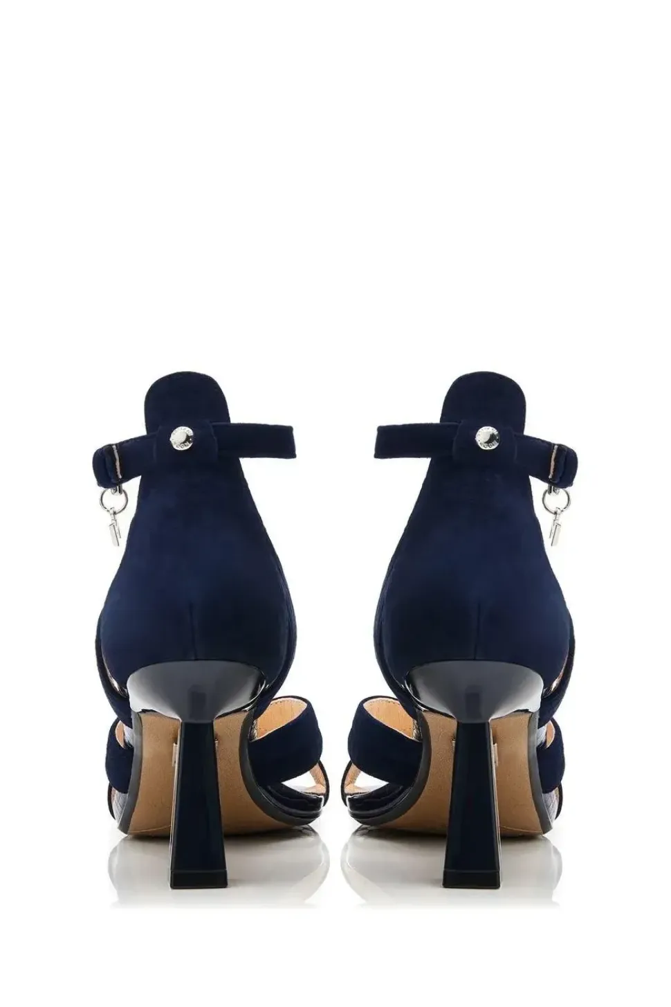 'Livelia' Suede Heeled Sandals