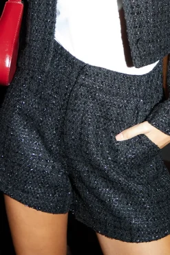 'Lolly' Sparkly Bouclé Shorts