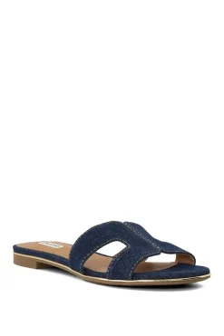 'Loopers' Denim Sandals