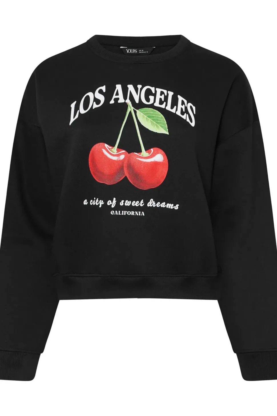 'Los Angeles' Cherry Print Sweatshirt