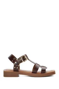 'Loto' Leather Sandals