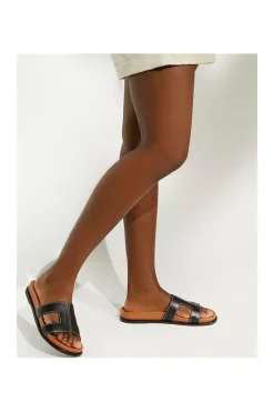 'Loupa' Leather Sandals