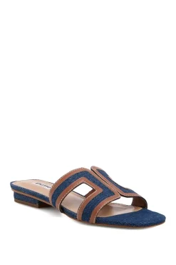 'Loupe' Denim Sandals