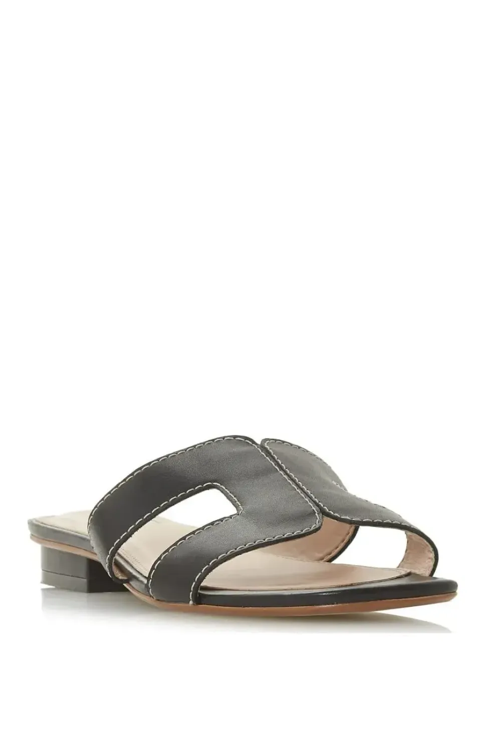 'Loupe' Leather Sliders