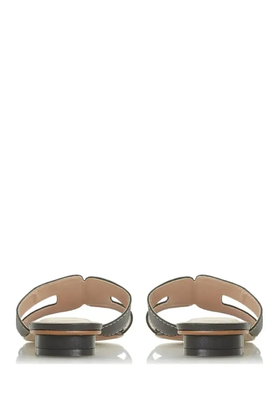 'Loupe' Leather Sliders