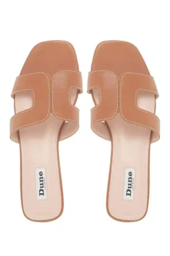 'Loupe' Leather Sliders