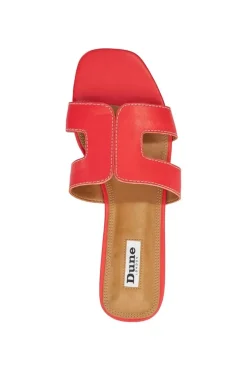 'Loupe' Leather Sliders