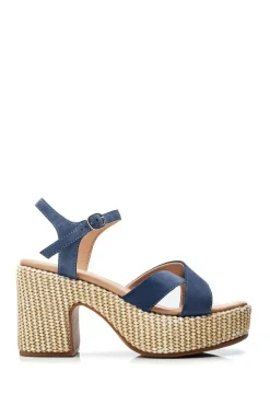 'Luchiia' Suede Heeled Sandals