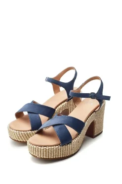 'Luchiia' Suede Heeled Sandals