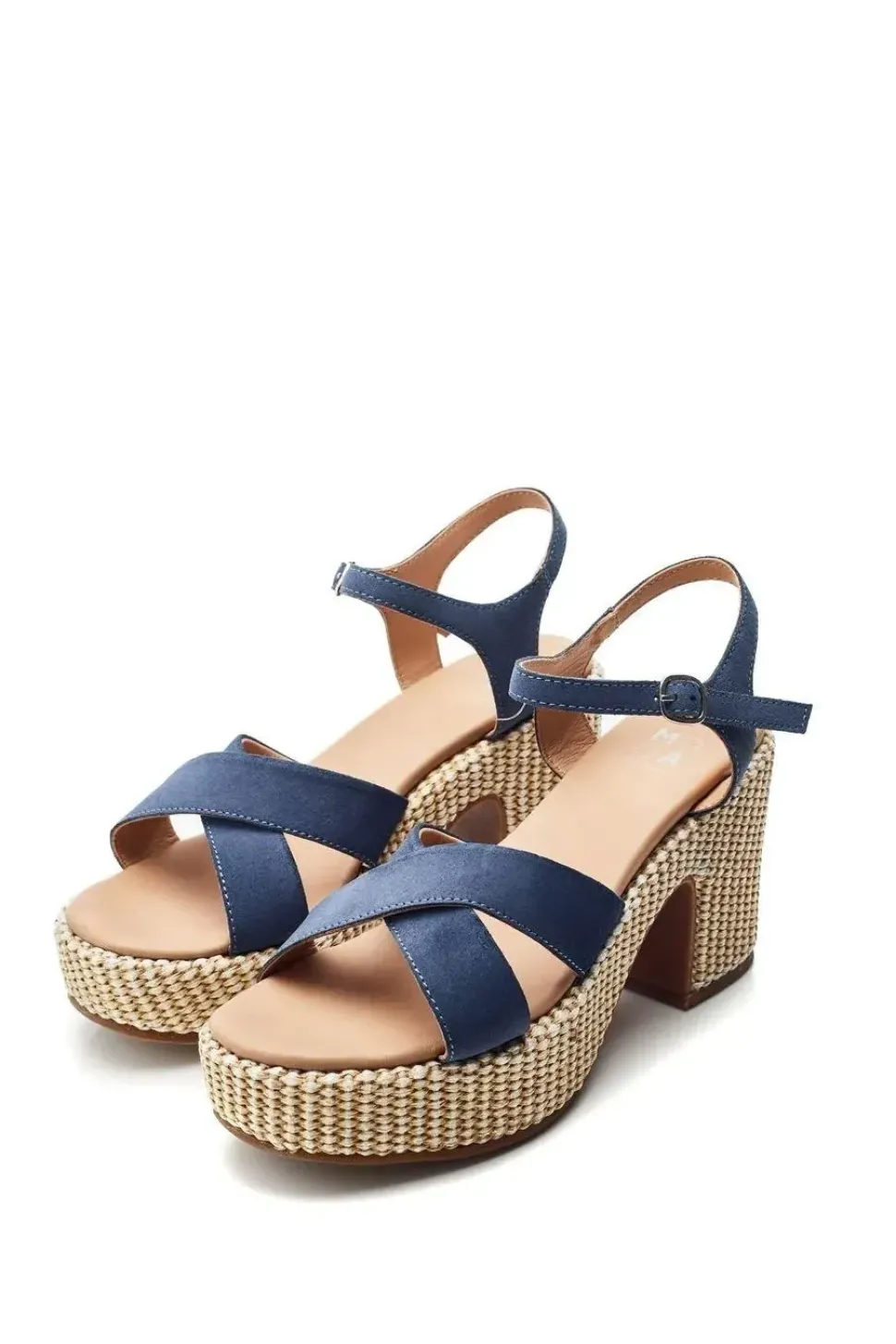 'Luchiia' Suede Heeled Sandals