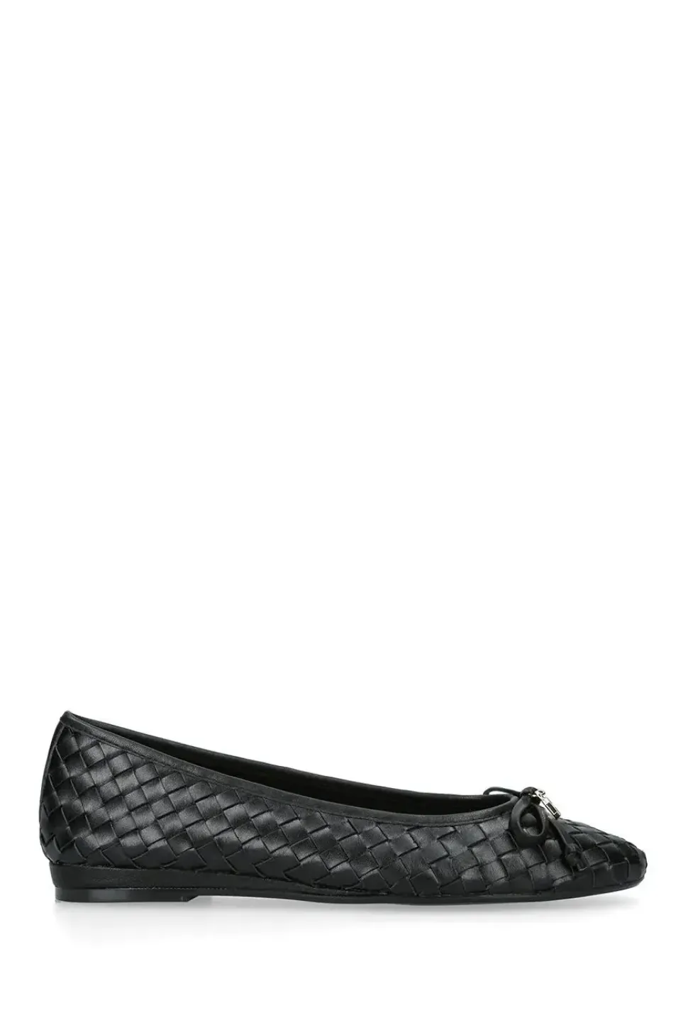 'Luggage' Leather Flats