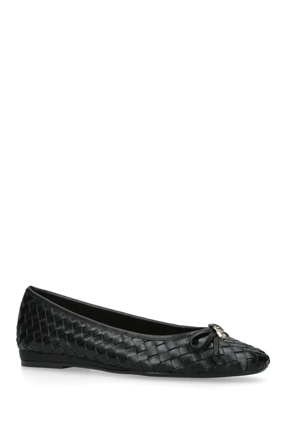 'Luggage' Leather Flats
