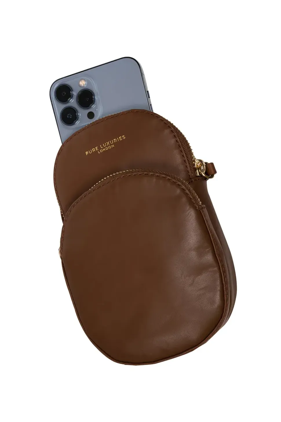 'Luna' Leather Cross Body Phone Bag
