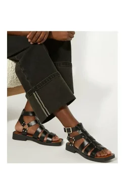 'Lynks' Leather Sandals