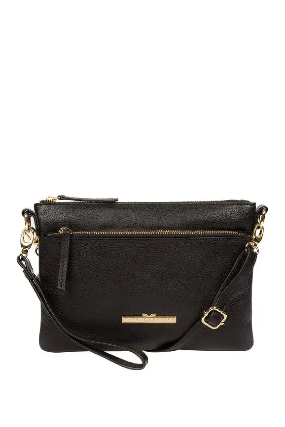 'Lytham' Leather Cross Body Clutch Bag